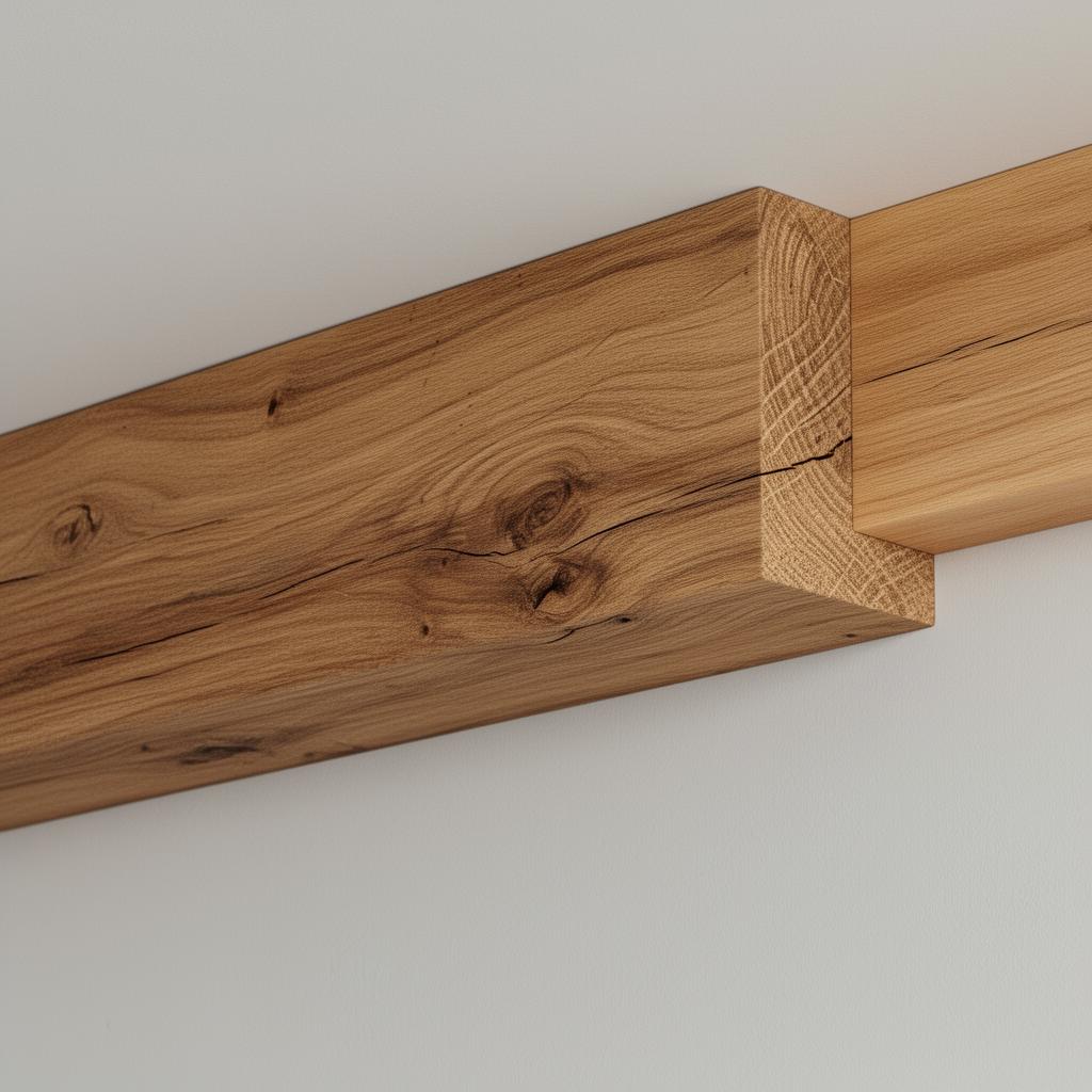 Natural Wood Beam Style